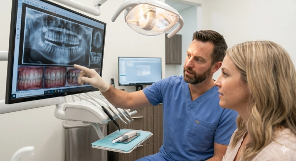 Modern technology used by a family dentist in Edmonton for accurate diagnosis and treatment planning